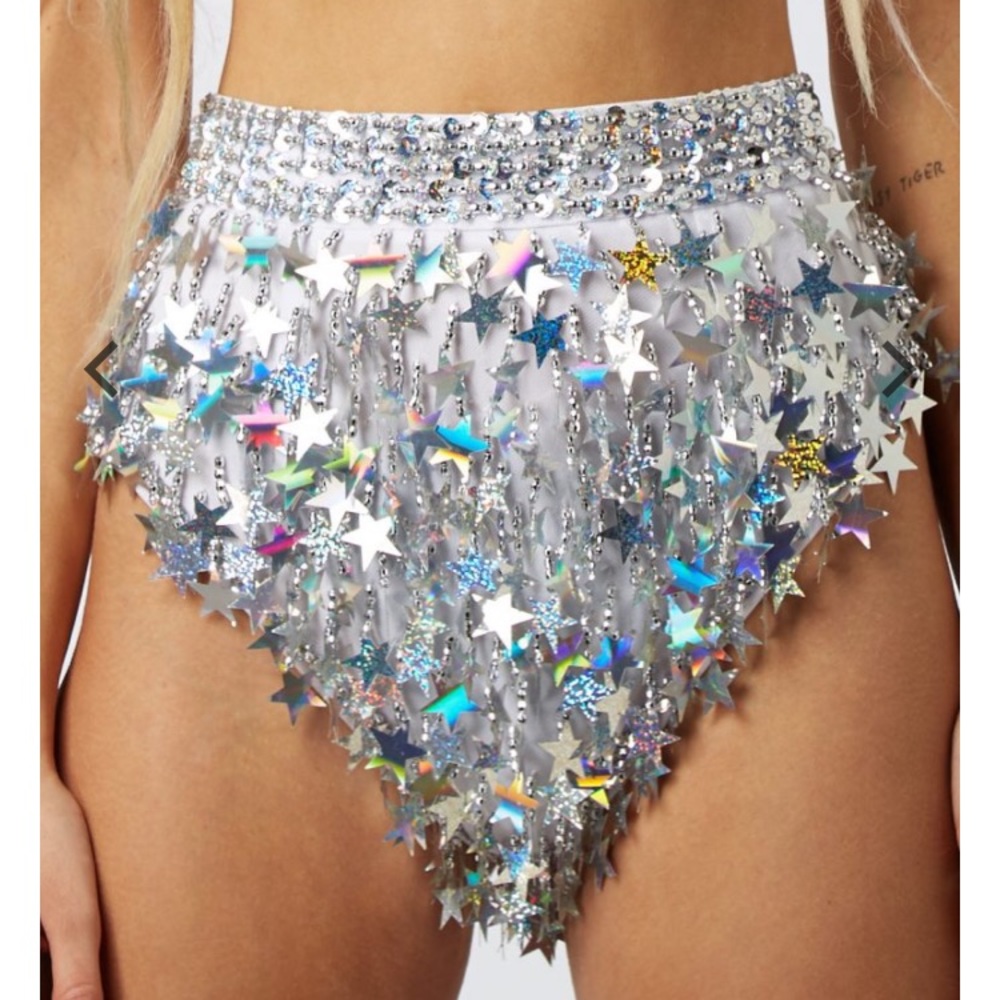 Holographic Super Star Rave/ Festival Bottoms